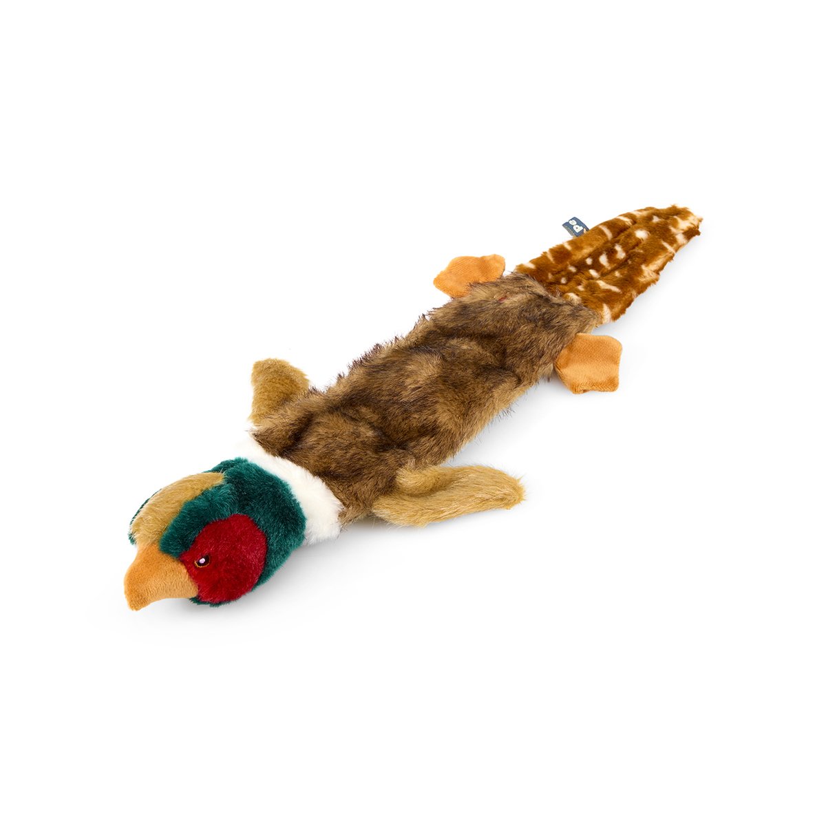 MULTI-SQUEAK PHEASANT PLUSH DOG TOY