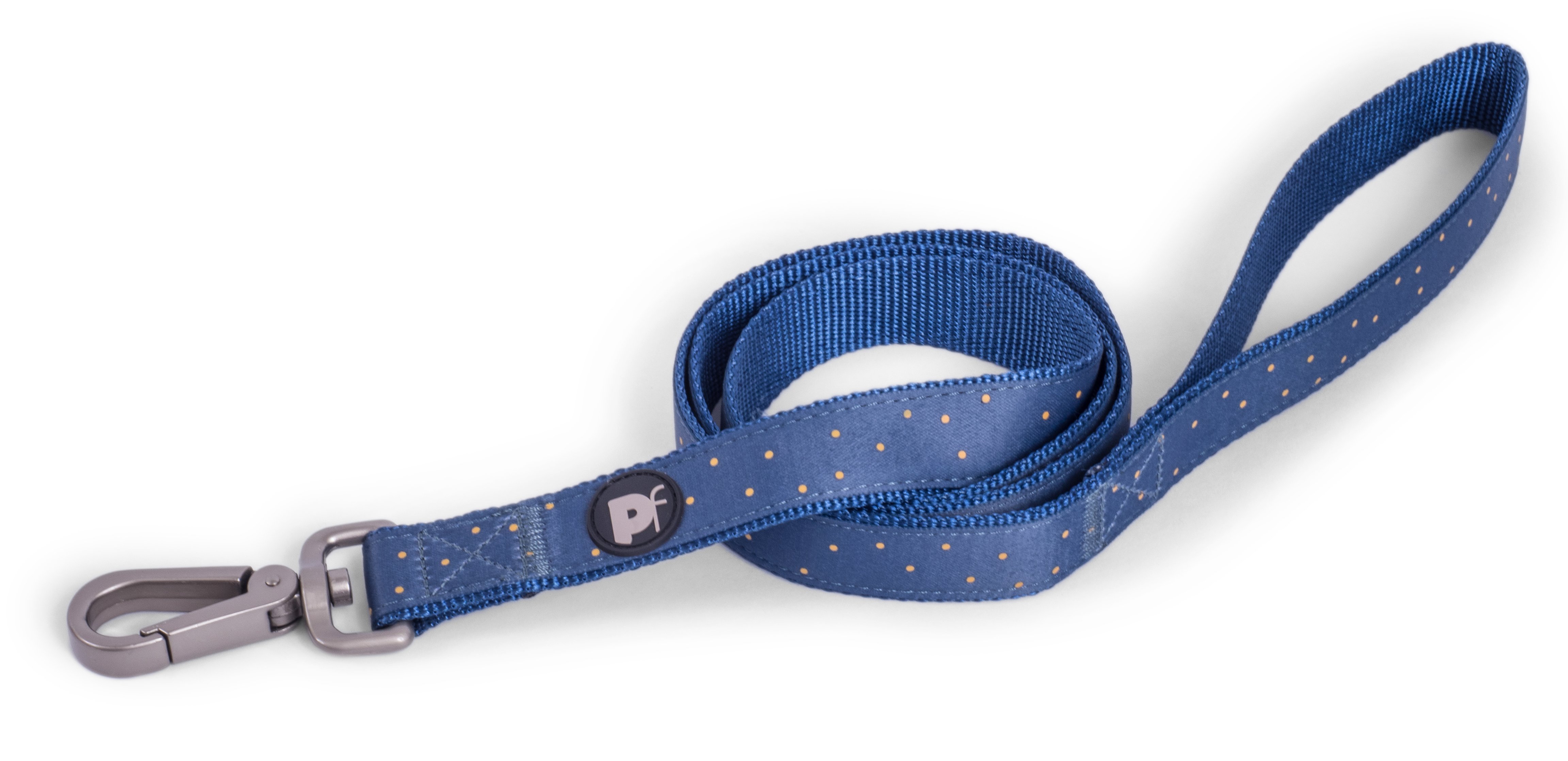 OCHRE DITSY SPOT DOG LEAD MED