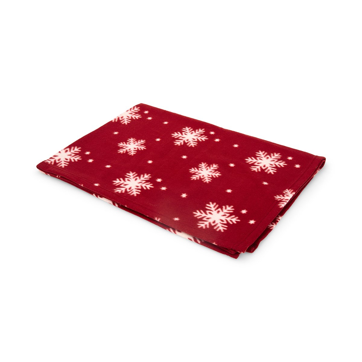 SNOWFLAKE FLEECE CHRISTMAS PET COMFORTER BLANKET