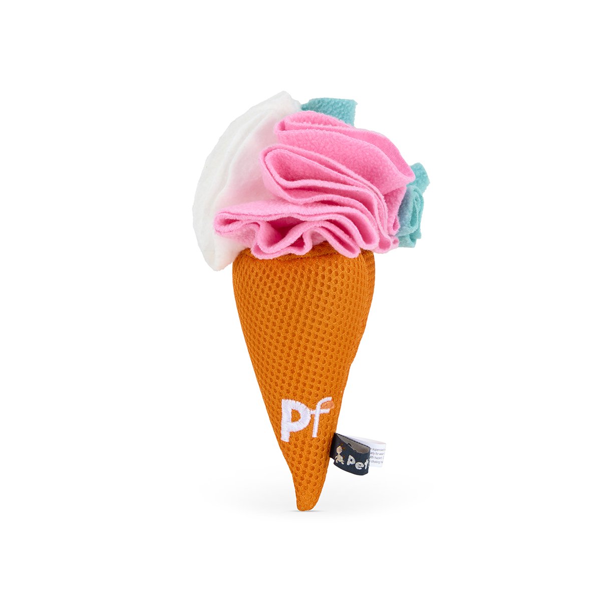 PETFACE FABRIC SNUFFLE ICE CREAM PET TREAT PUZZLE TOY