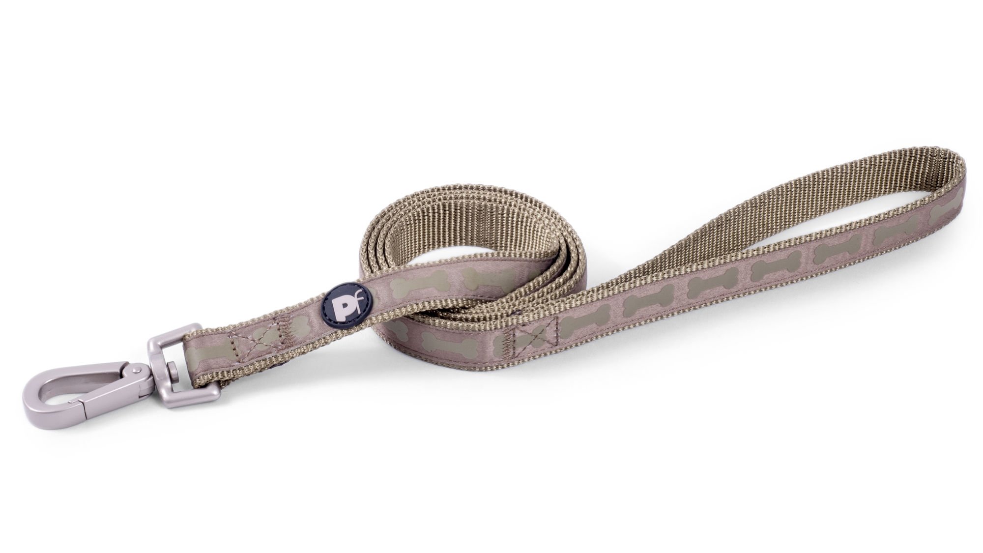 COUNTRY GREEN TONAL BONES DOG LEAD SML
