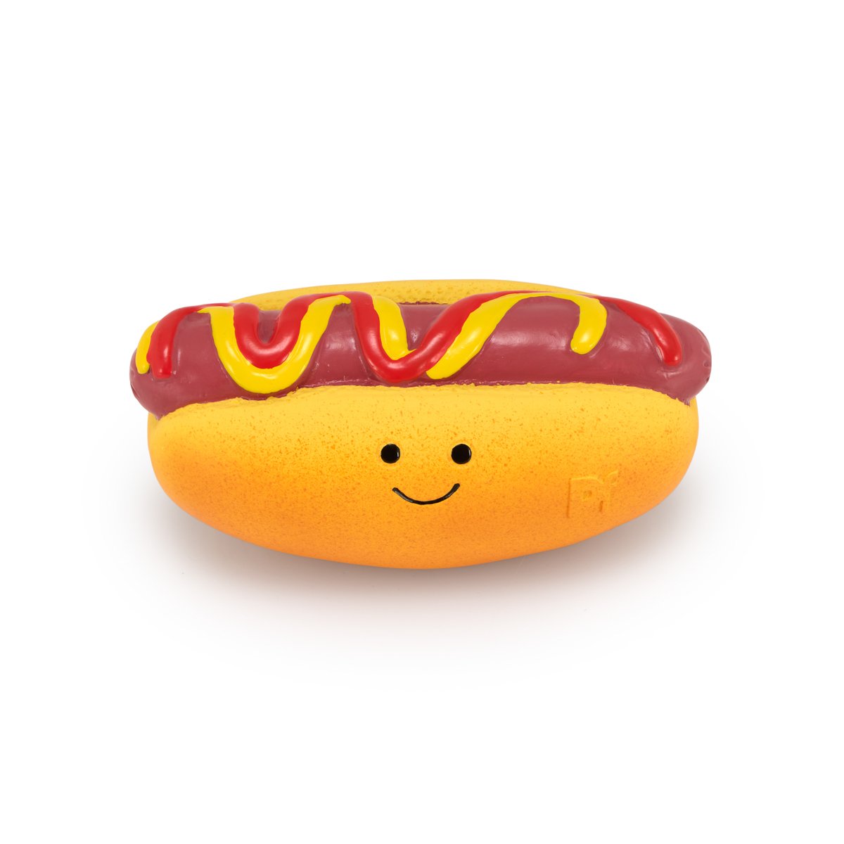 FOODIE FACES LATEX HOT DOG - DOG TOY
